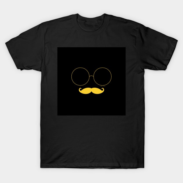 Glasses Mustachio VI T-Shirt by jennibee20
